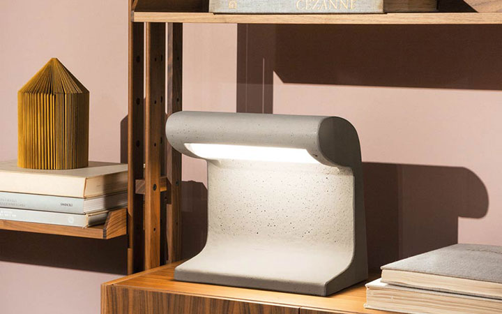 Borne Béton Petite Table Lamp by Nemo Lamps Borne Béton Petite Table Lamp by Nemo Lamps
